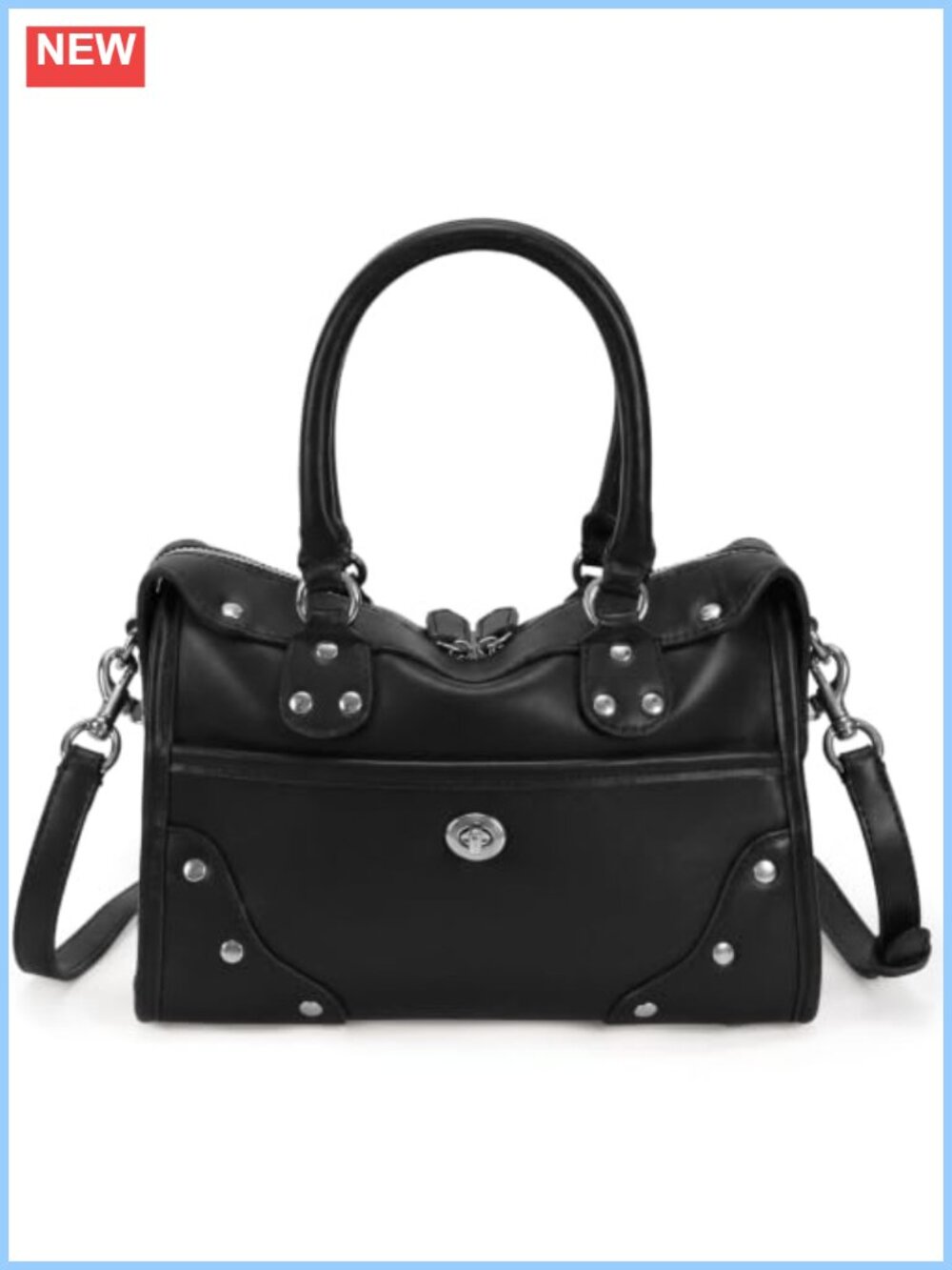 Small Top Handle Bag Mini Tote Bag for Women with Adjustable Strap
